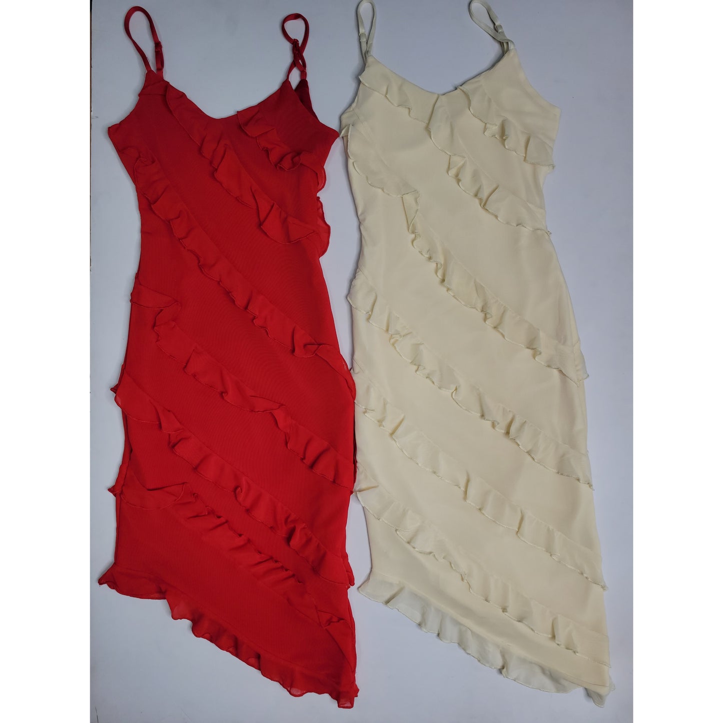 Ruffle Me Up Asymmetric Dress