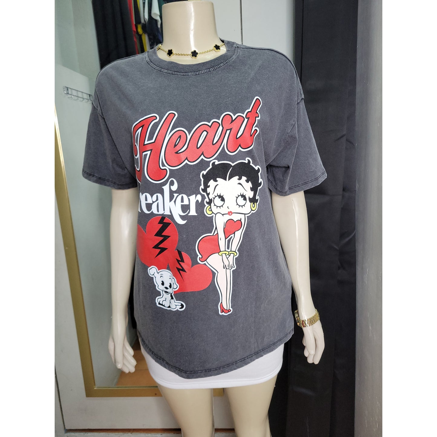 Betty Boop Oversized Graphic Tee