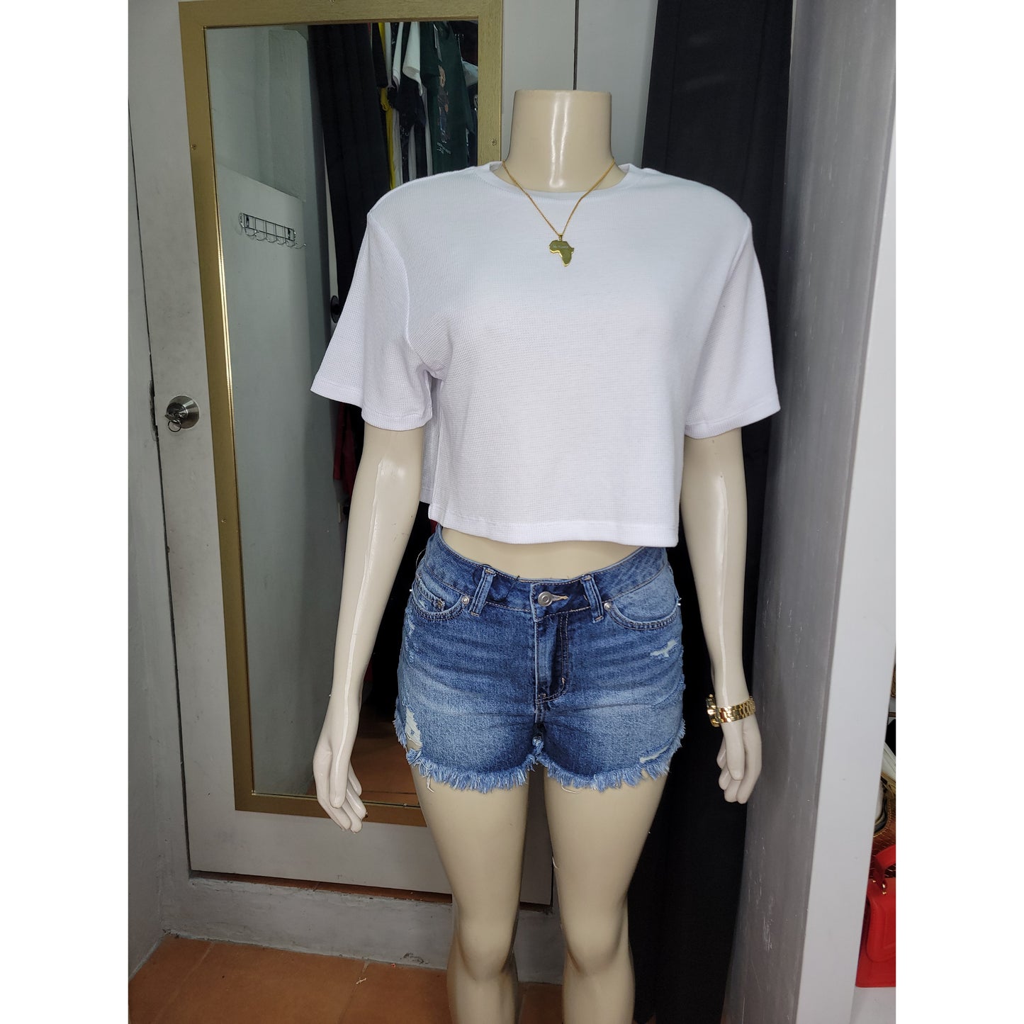 No Ring Denim Shorts