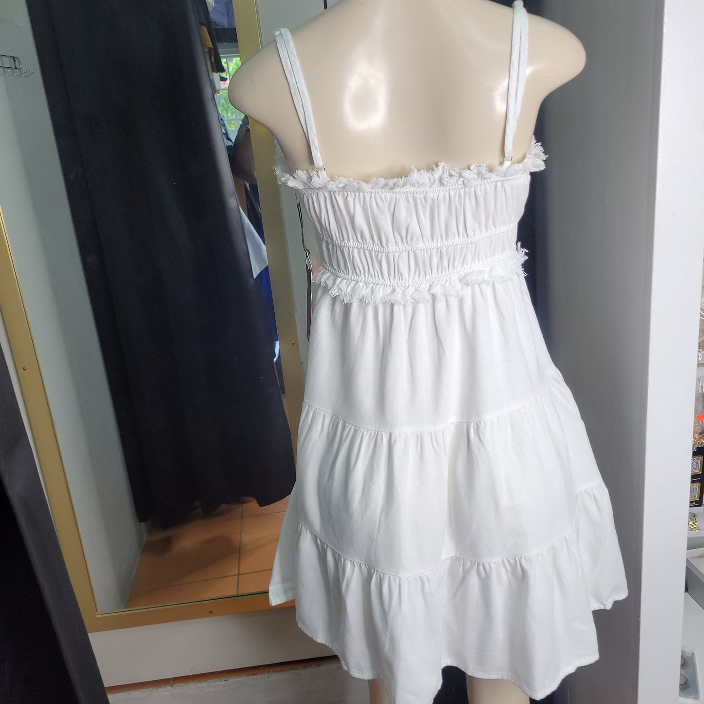 Stacy Mini Linen Dress