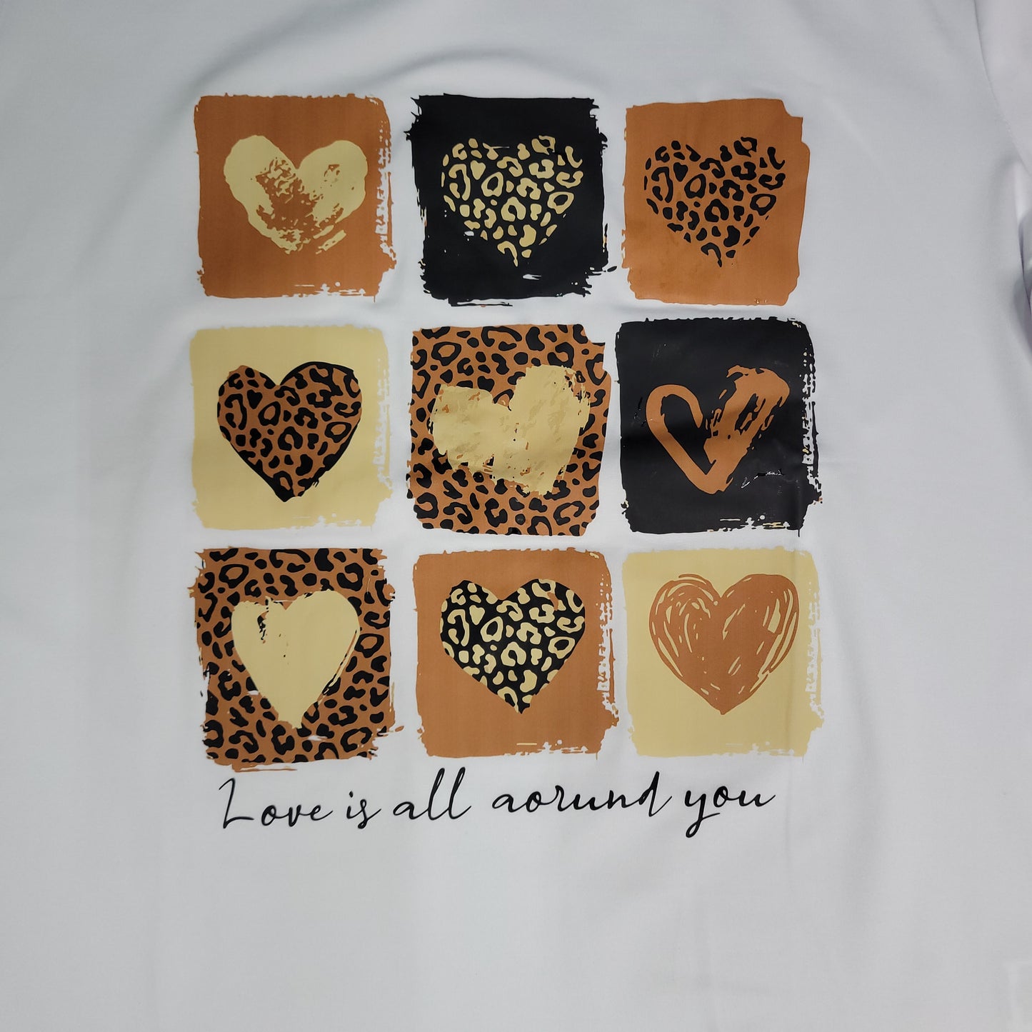 Box Hearts GraphicT