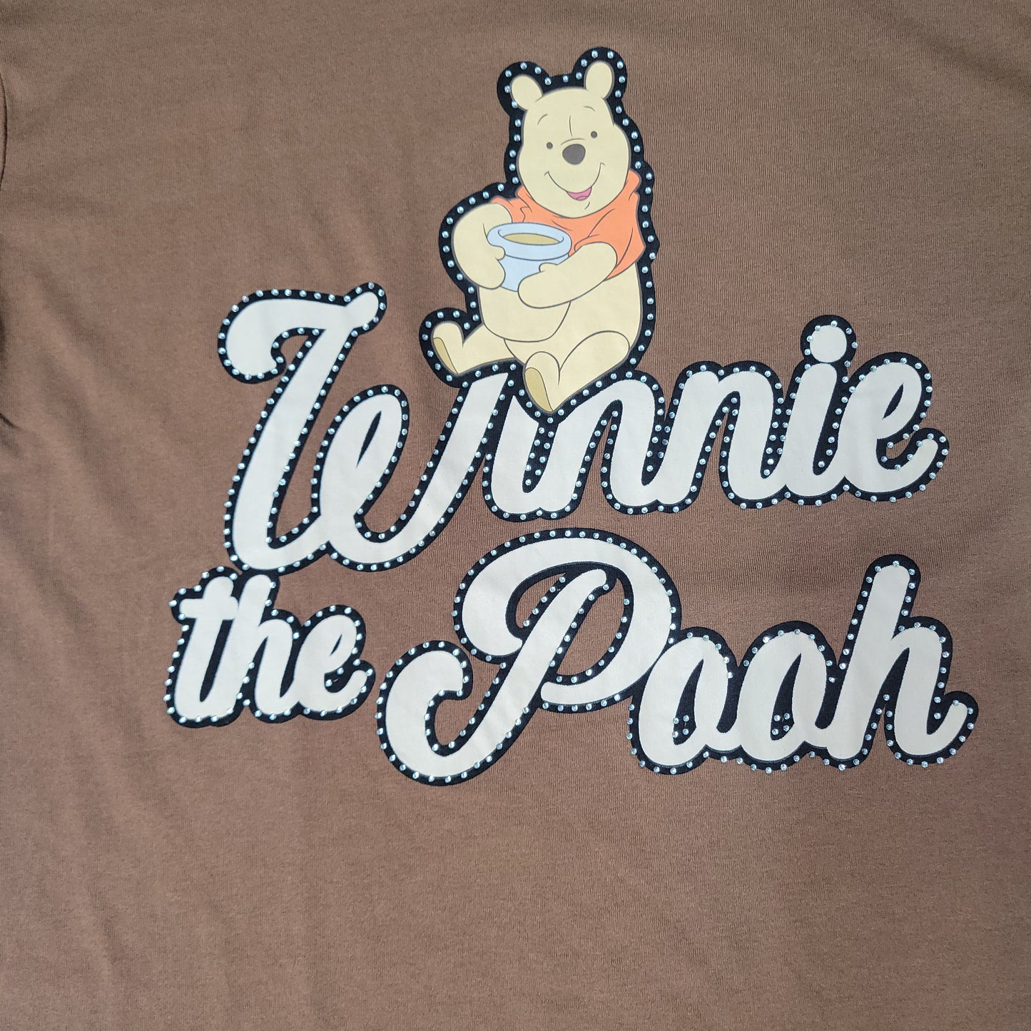 Winnie The Pooh studded Oversized Tee