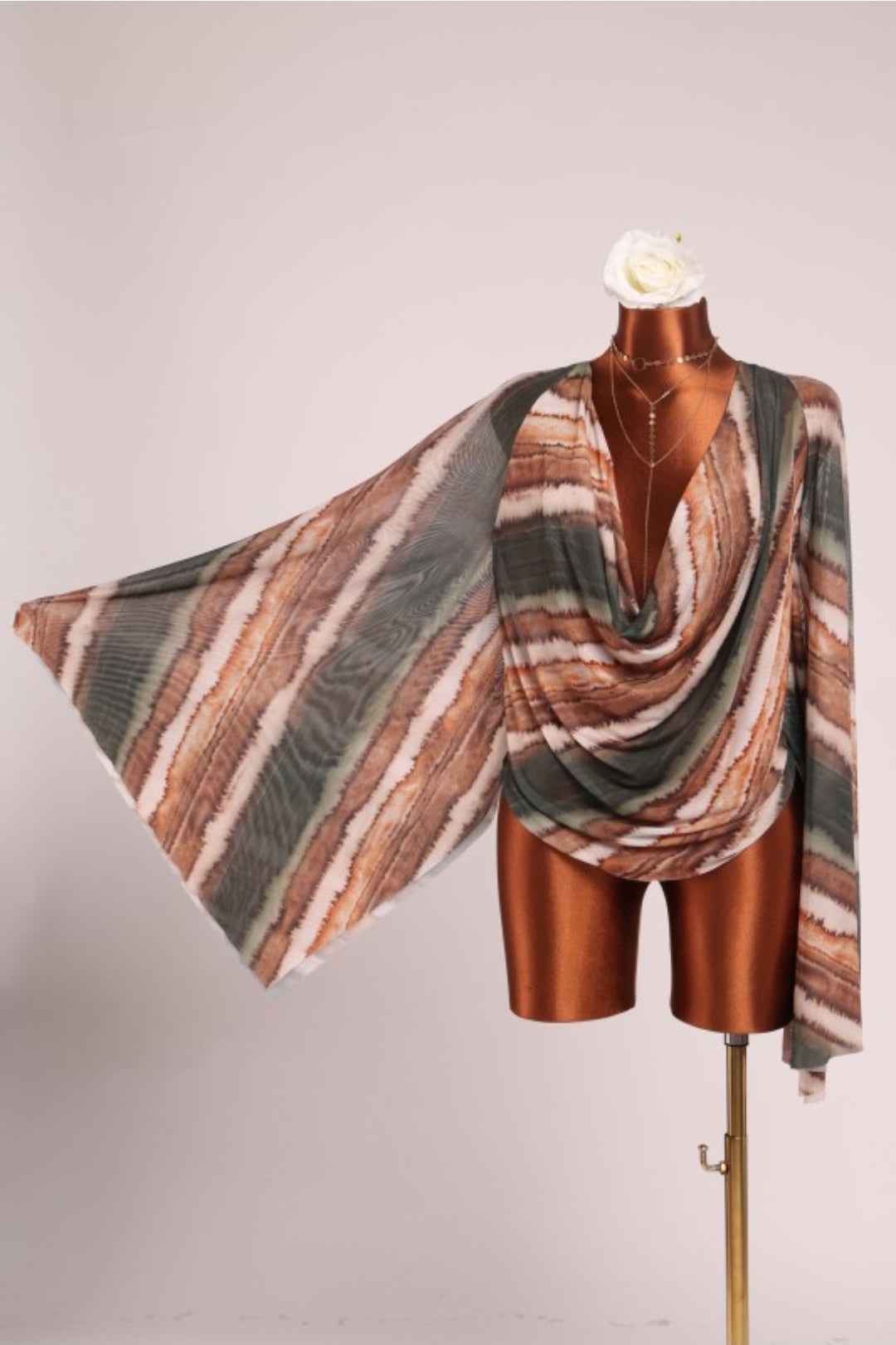 Olivia Deep Draped Top