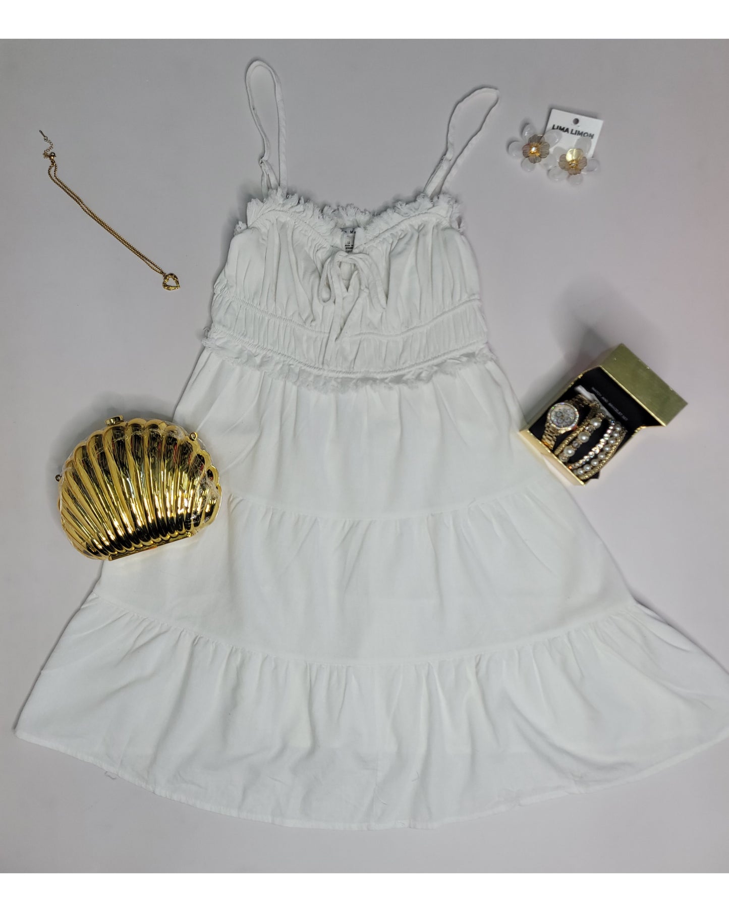 Stacy Mini Linen Dress