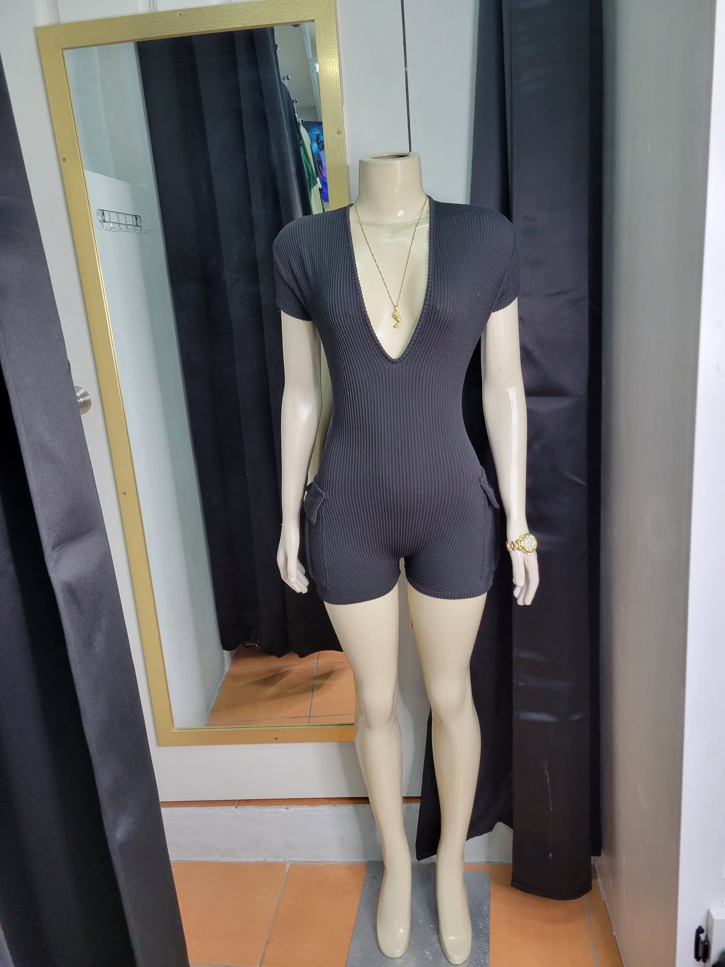 Show Stopper Cargo Pockets Romper