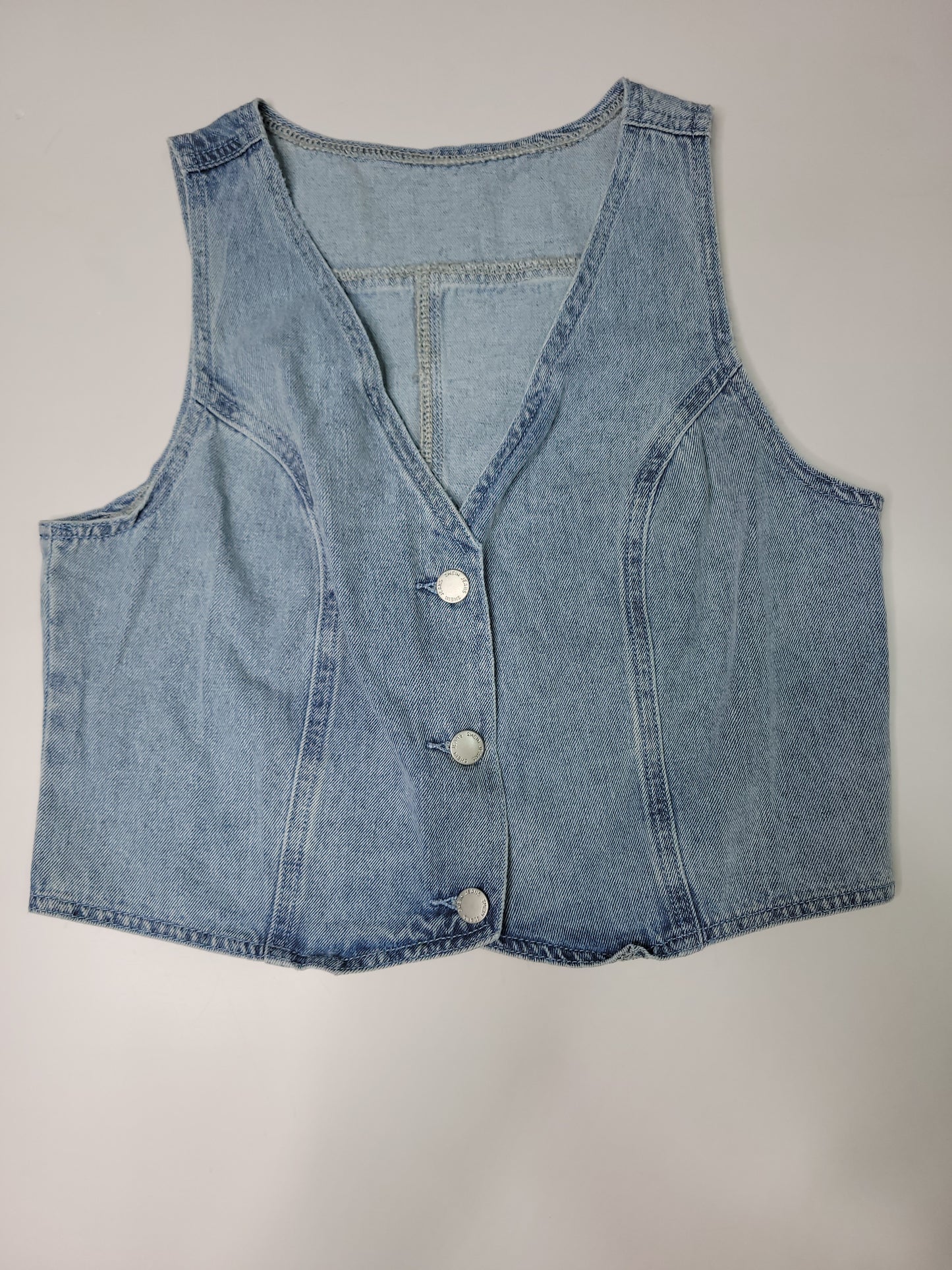 Denim Shirt Vest