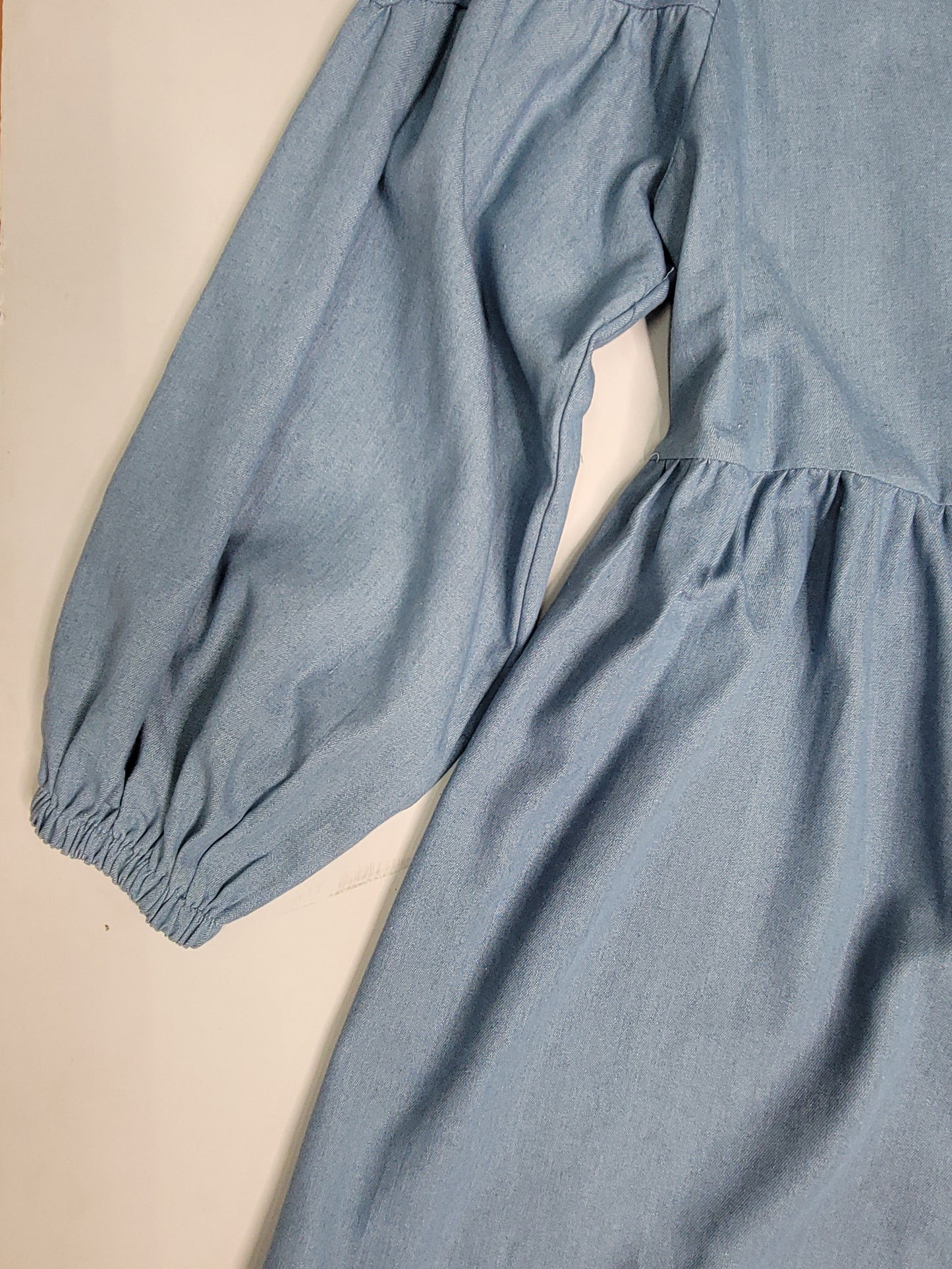 Almost Easter Light Denim Dress