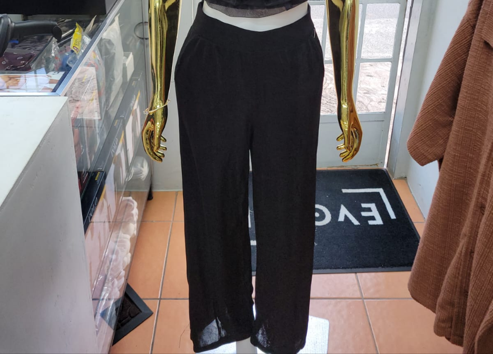 Slinky Wide-Leg Pants