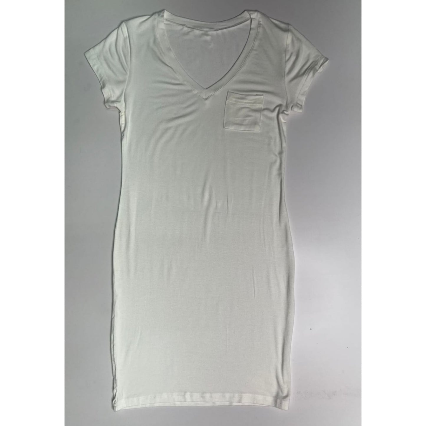Bodycon Vneck Pocket Dress