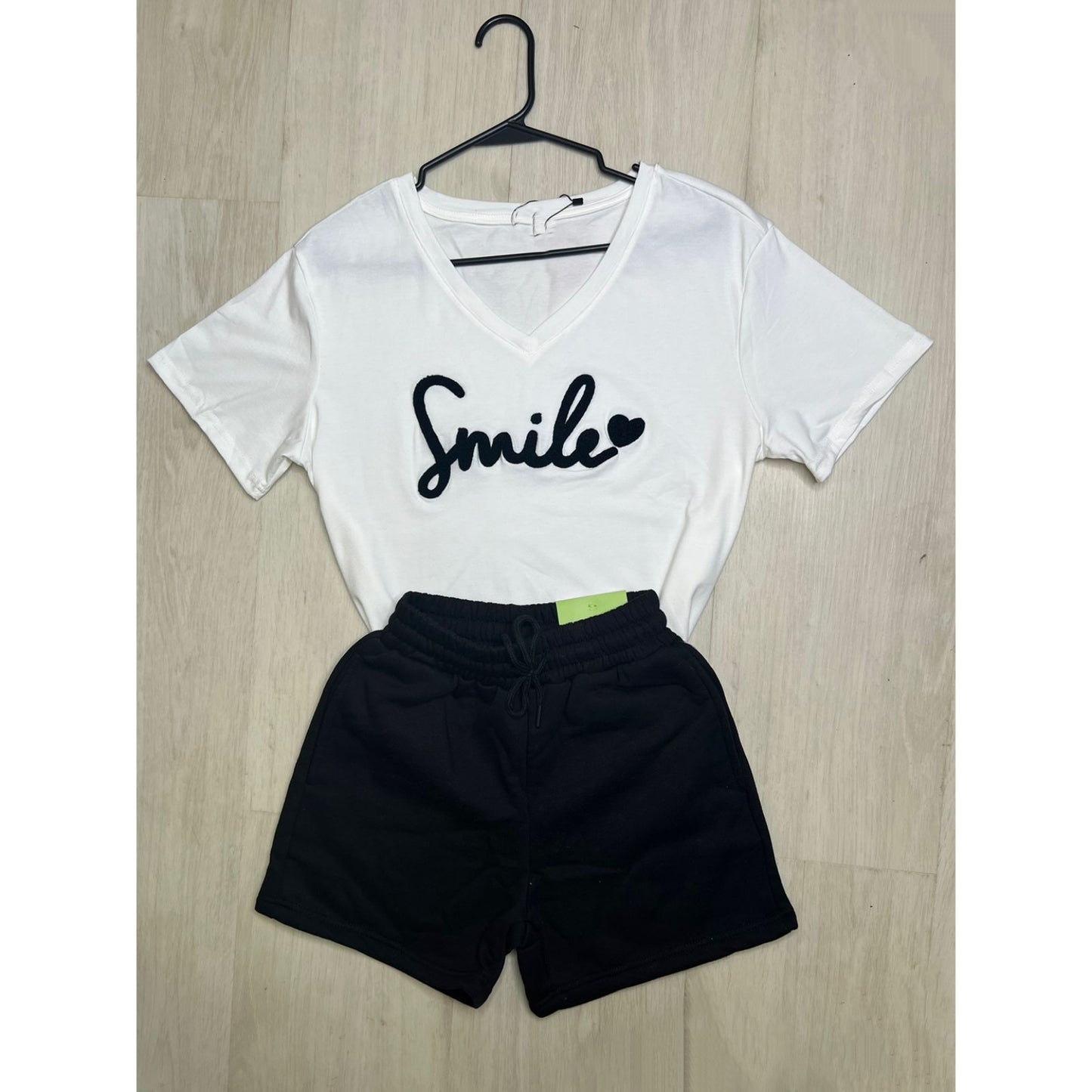 Smile Embroidery Graphic-T