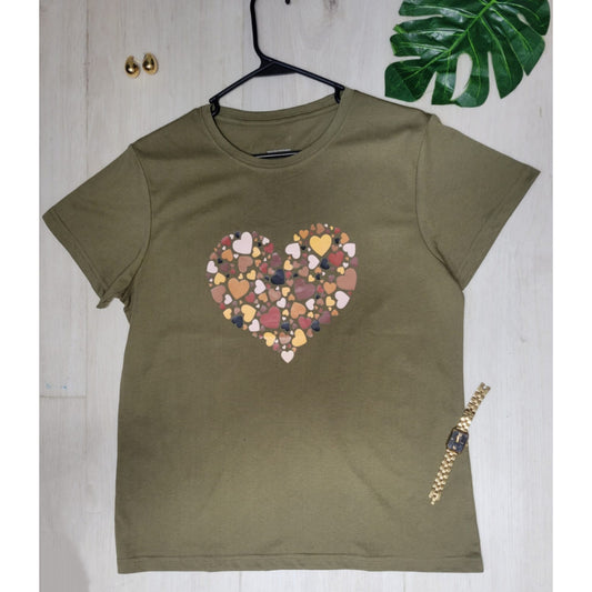 Heart Print GraphicT
