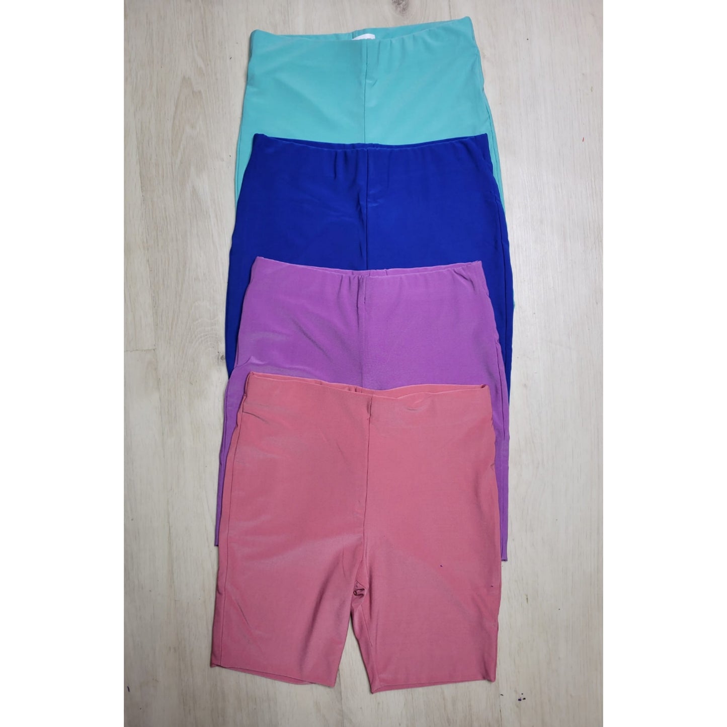 Solid Biker Shorts