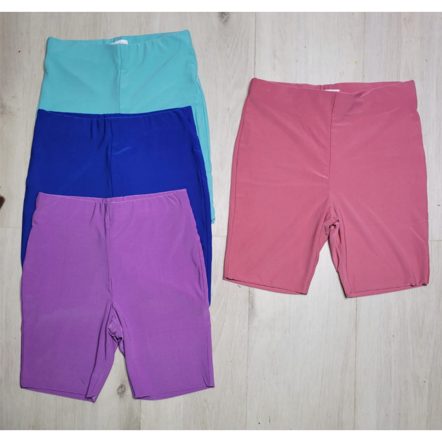 Solid Biker Shorts