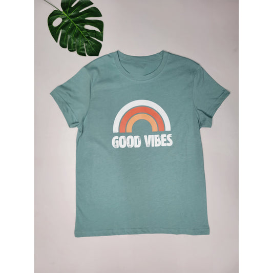 Good Vibes Raninbow GraphicT