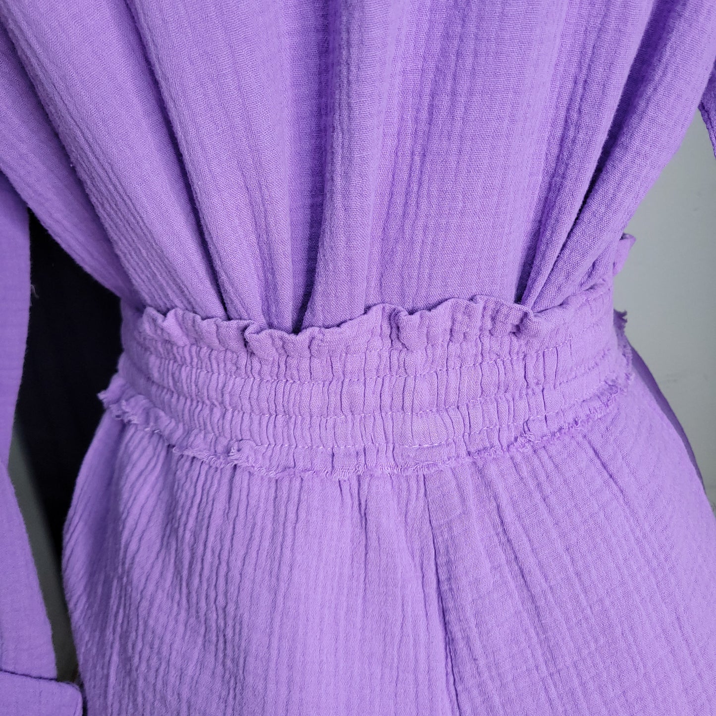 Playful Raw Edge Shirt Set