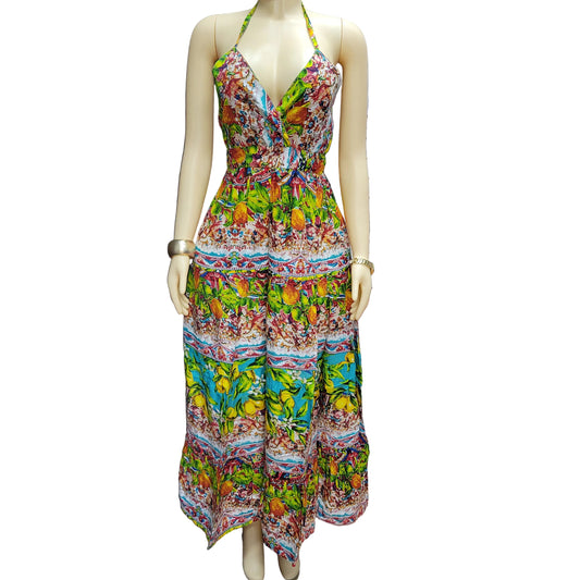 Crissy Maxi Halter Dress