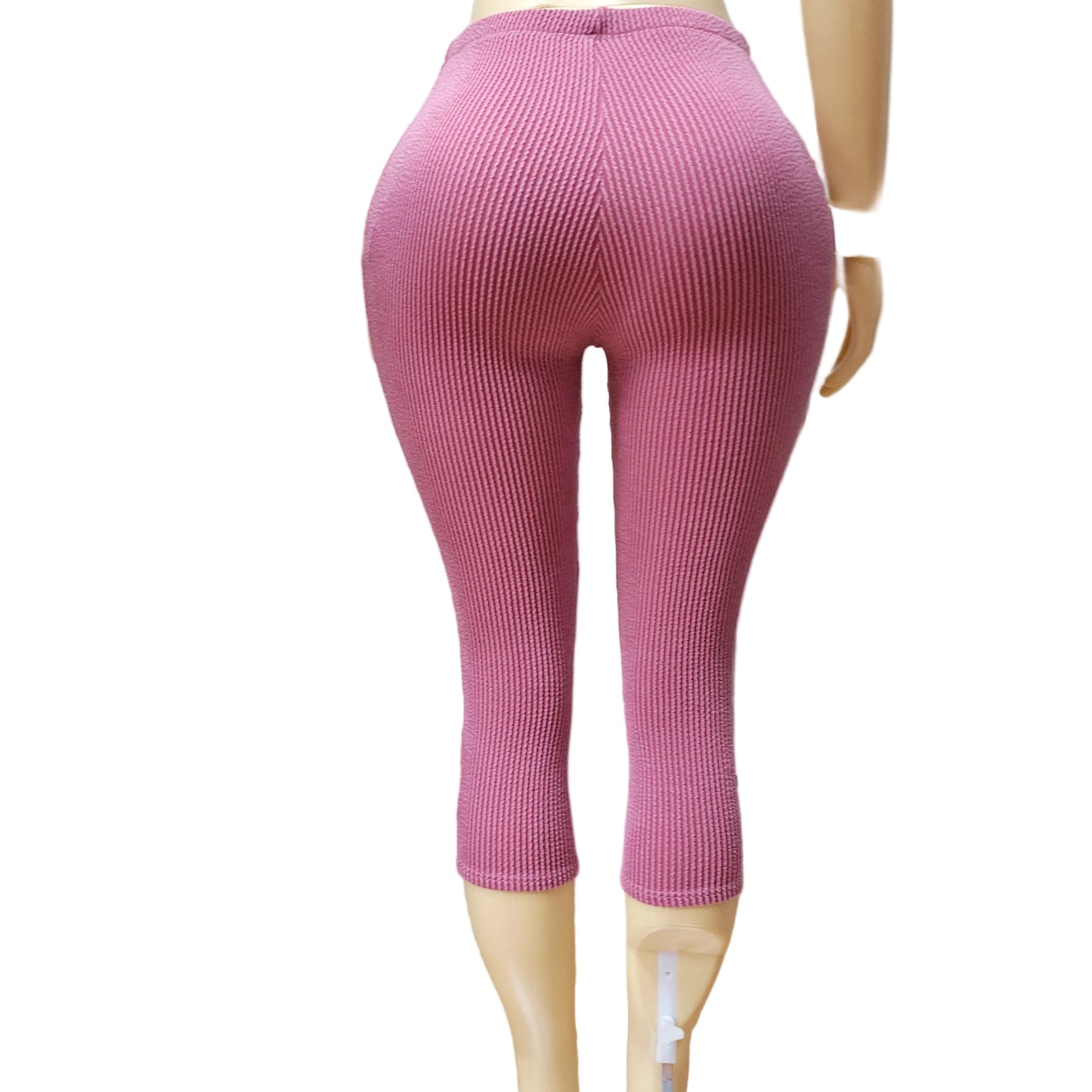 Casey Ribbed Capri Leggings