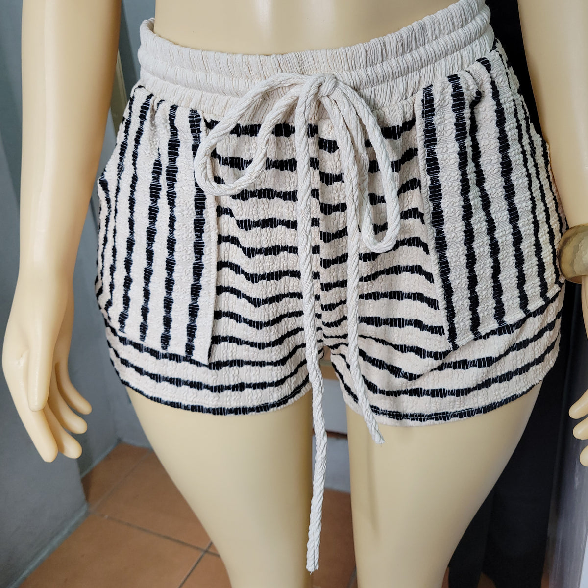 Summer Stripe Short Set