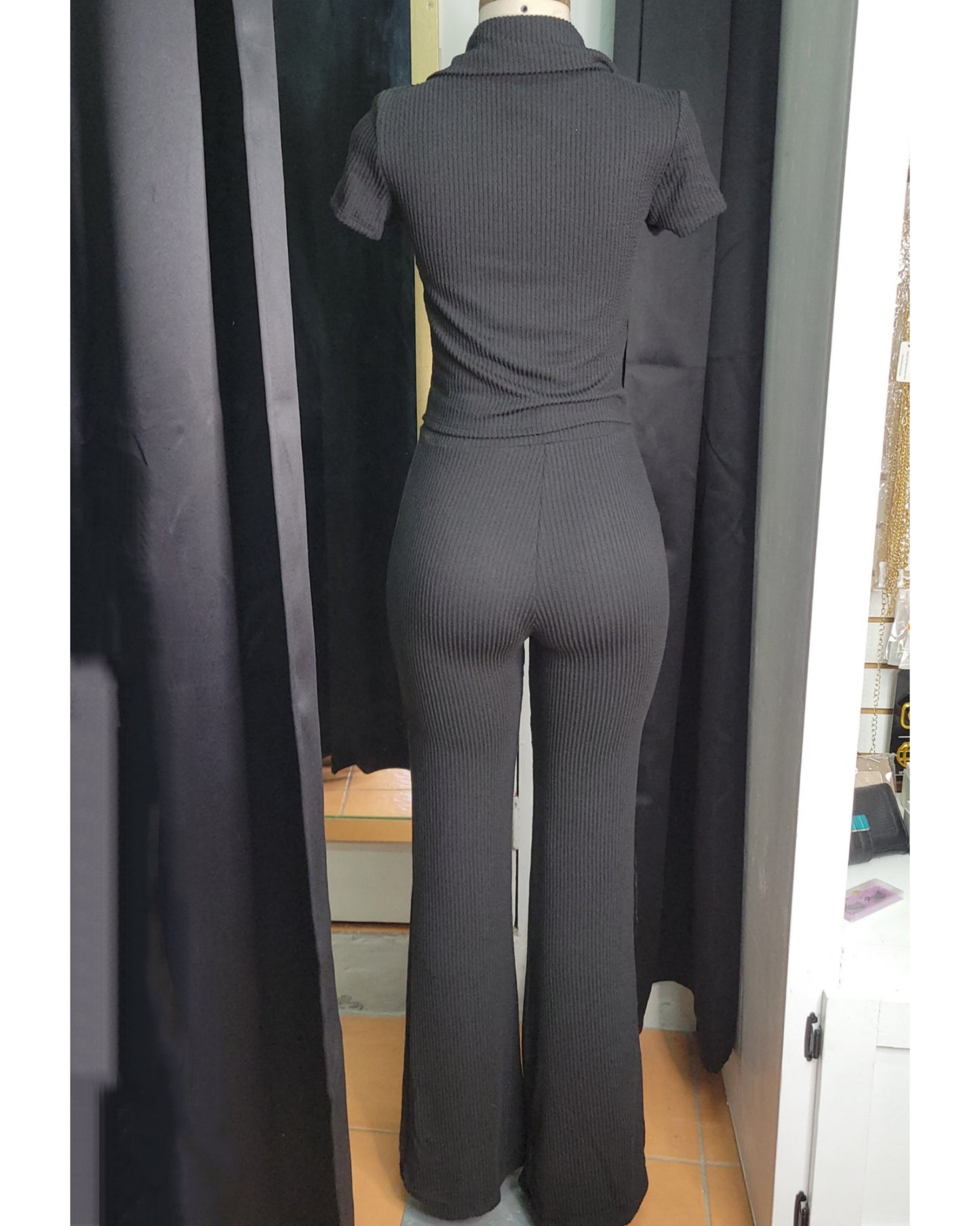 Keisha Ridded Pants Set