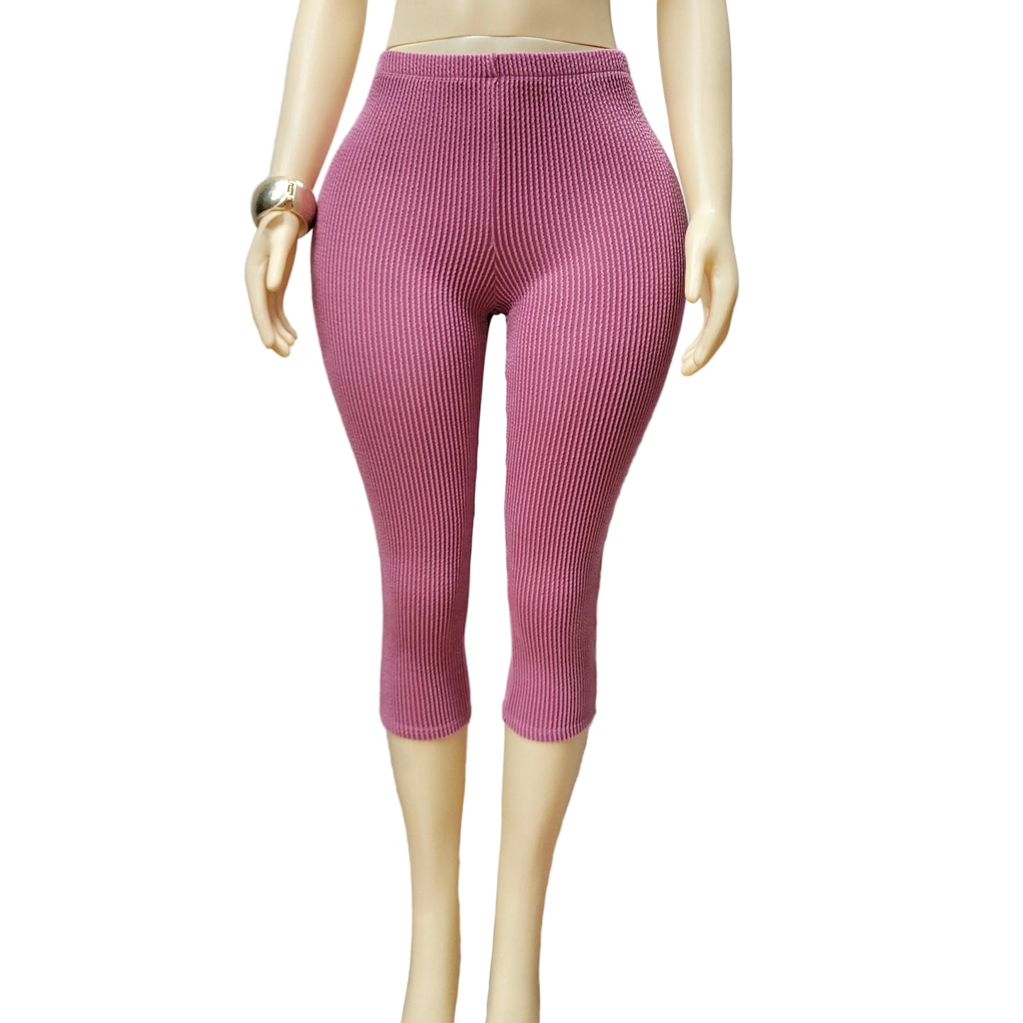 Casey Ribbed Capri Leggings