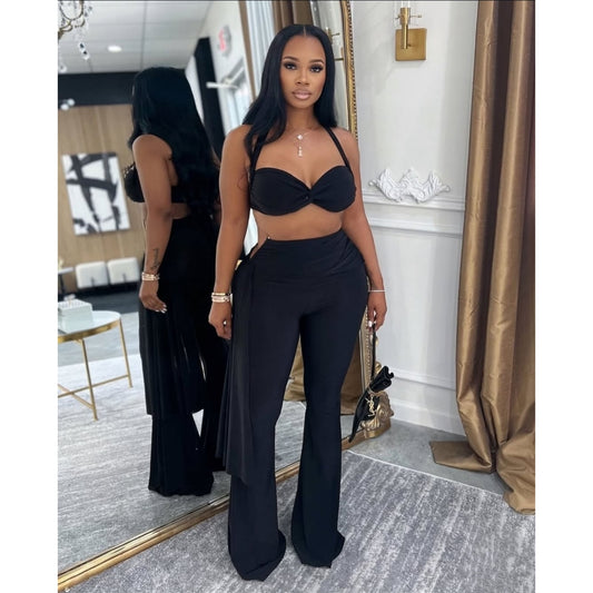 Hello Bralette Pants Set