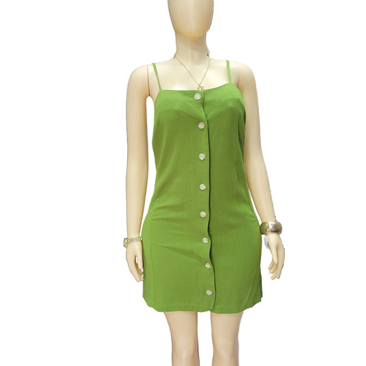 Botton- Down Mini Dress