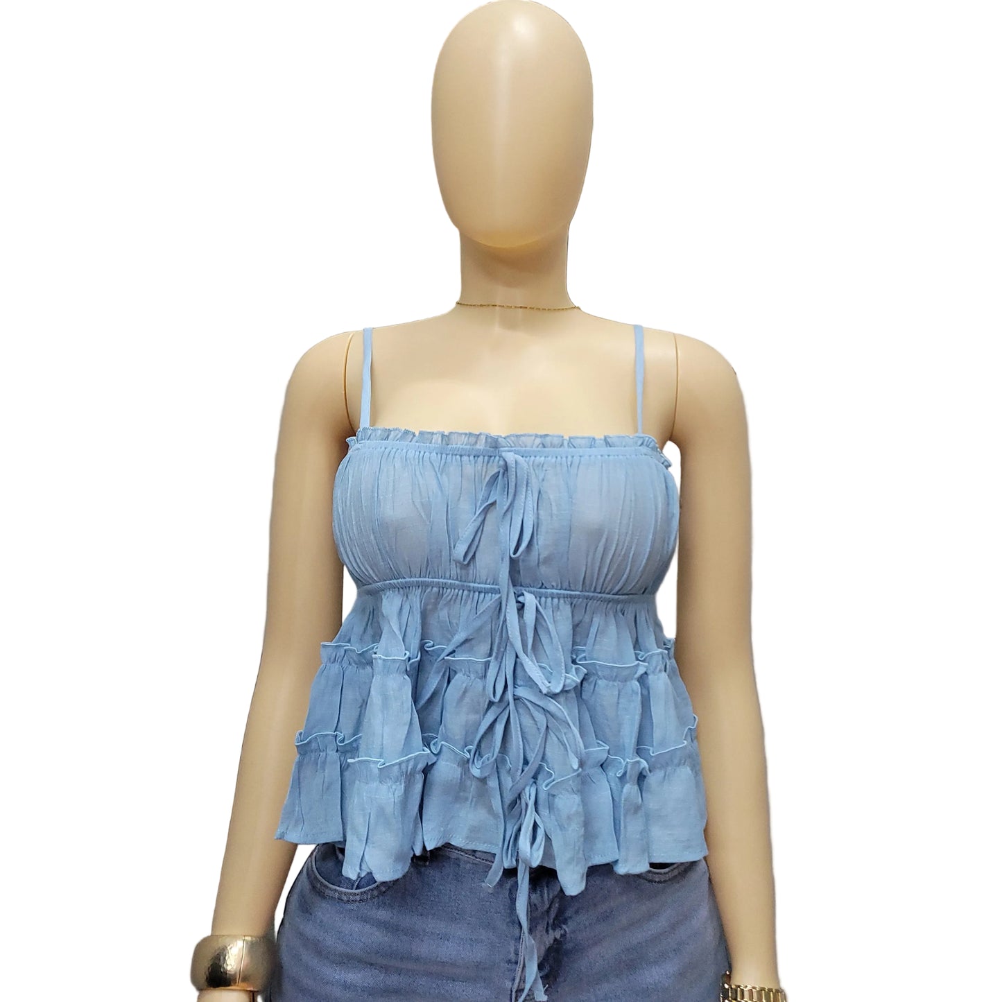 Ruffled Cami Top