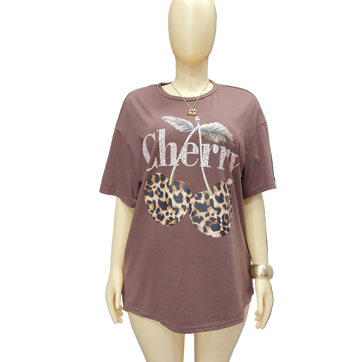 Cherry Oversized Graphic Tee