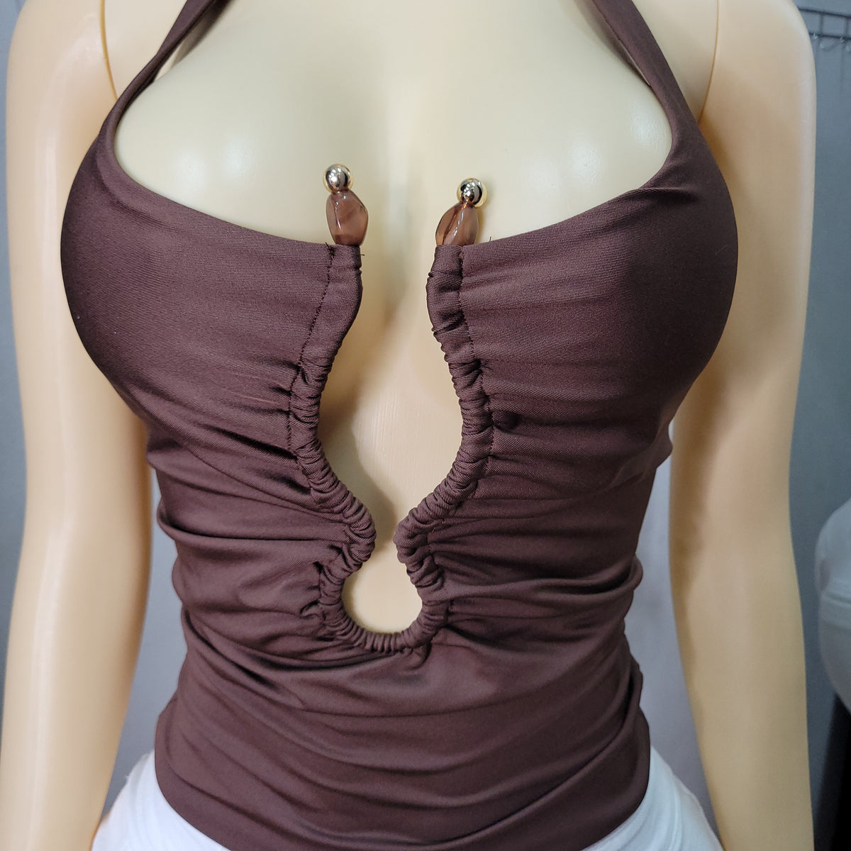 Say Less Wired Halter Top
