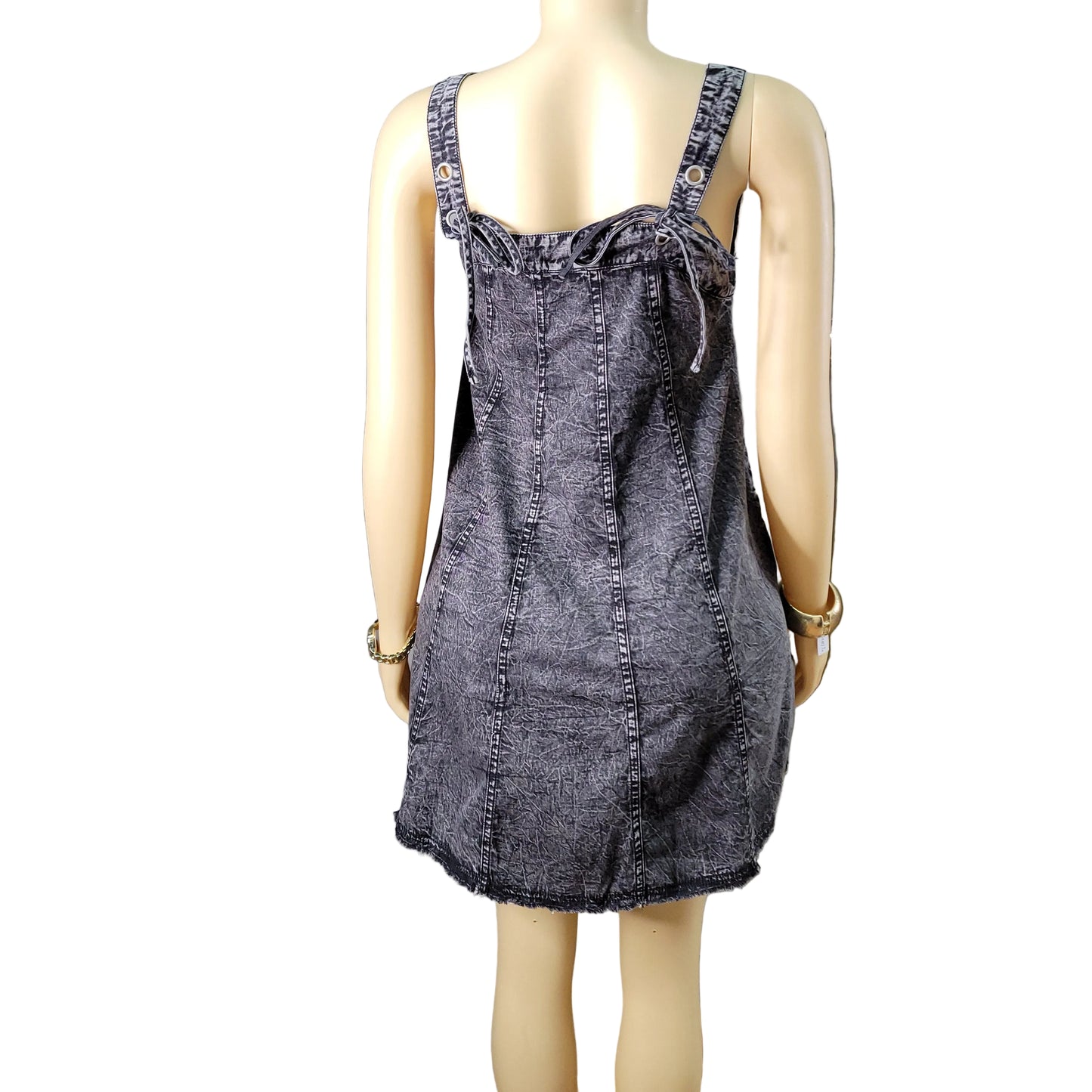 Denim Washed Mini Dress