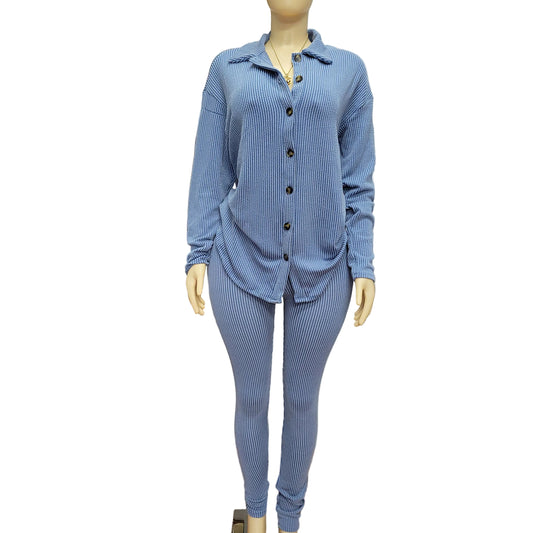 Kim Ridded Leggings Set