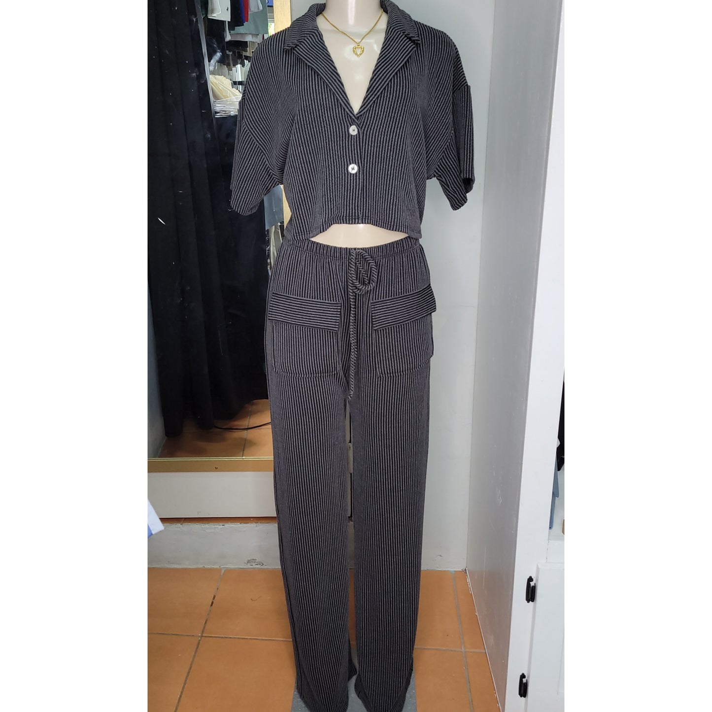 Chill Out Wide Leg Pants Set