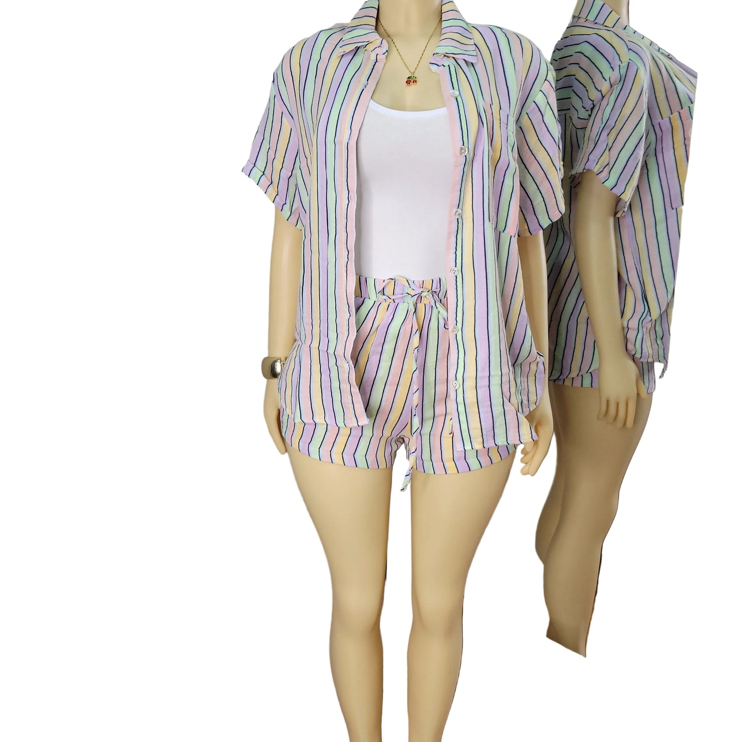 Oversized Summer Shirt Set