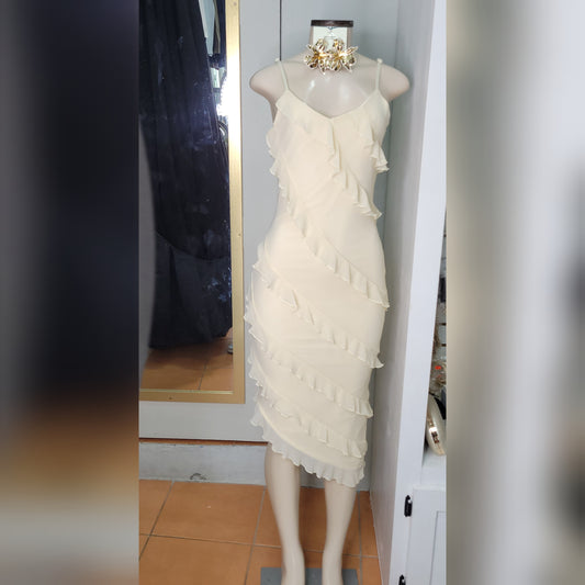 Ruffle Asymmetric Dress