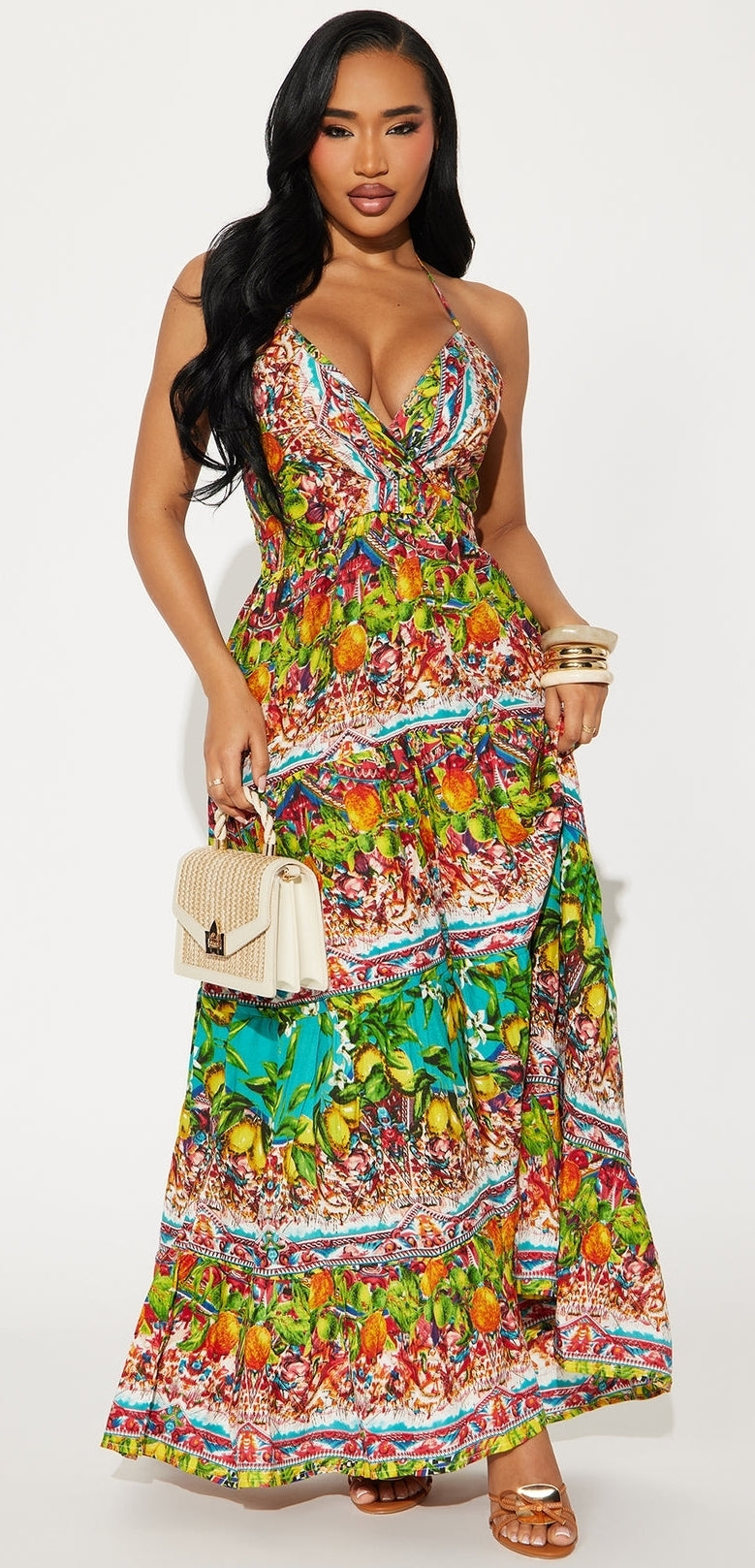 Crissy Maxi Halter Dress
