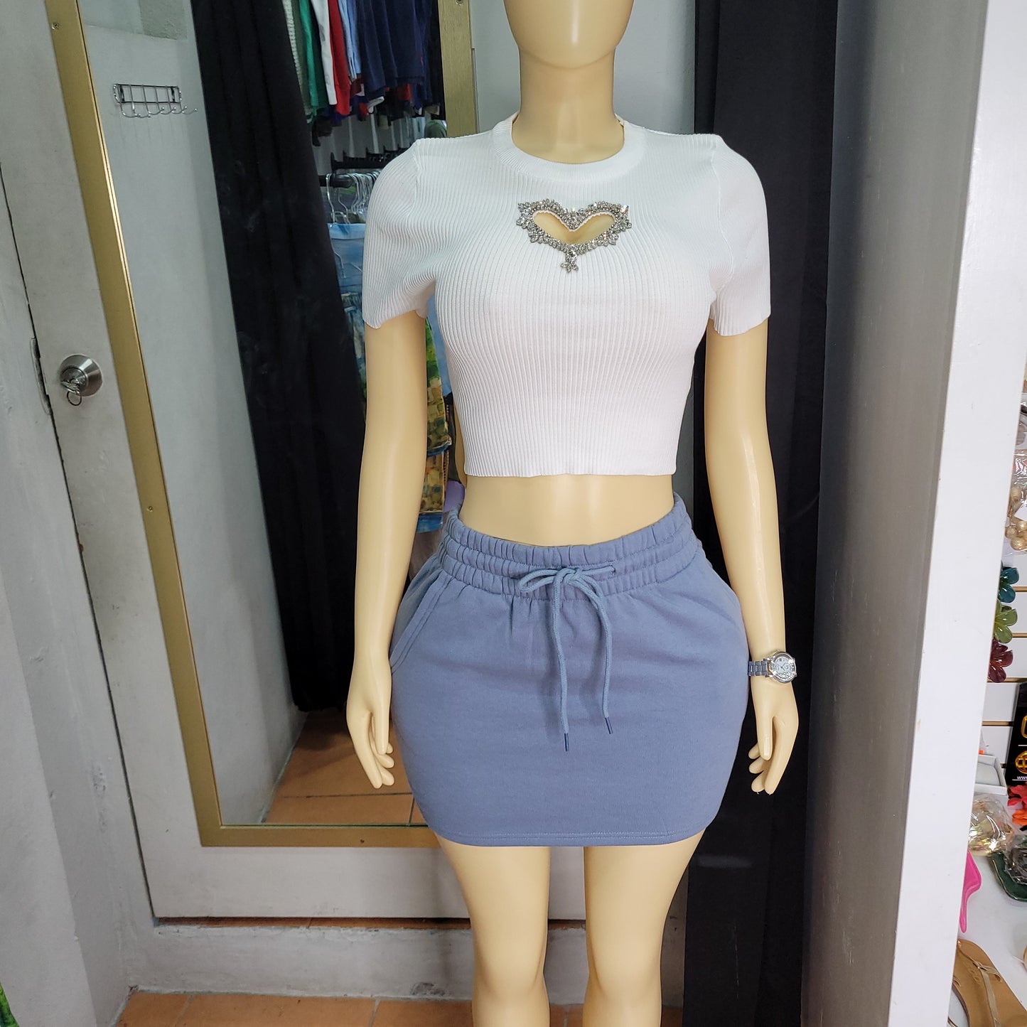 Fleece Pocket Skirt