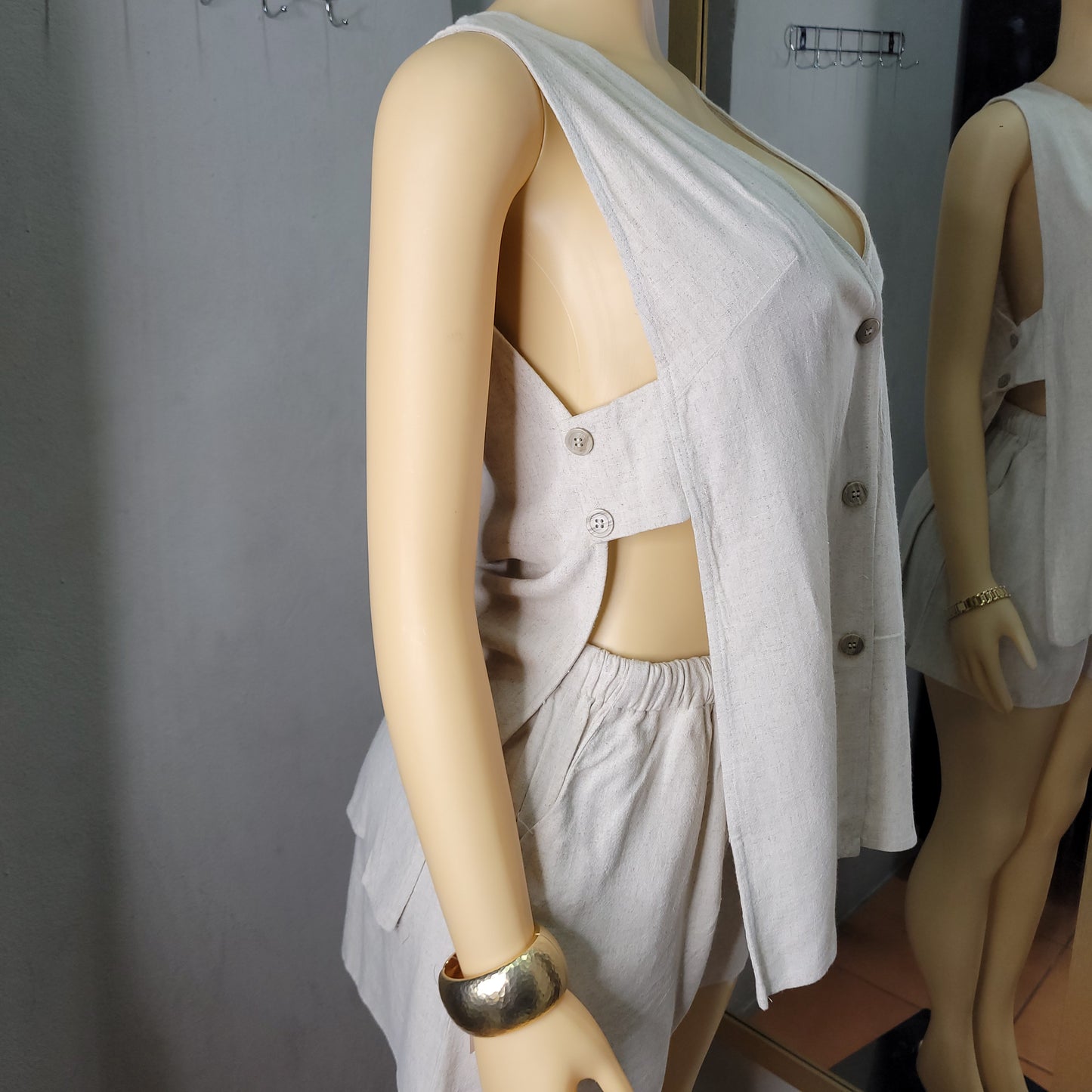 Lulu Linen Shorts Set