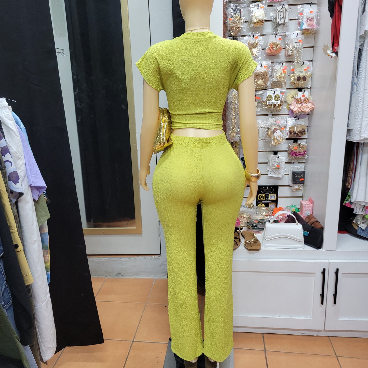 Crystal Flare Pants Set