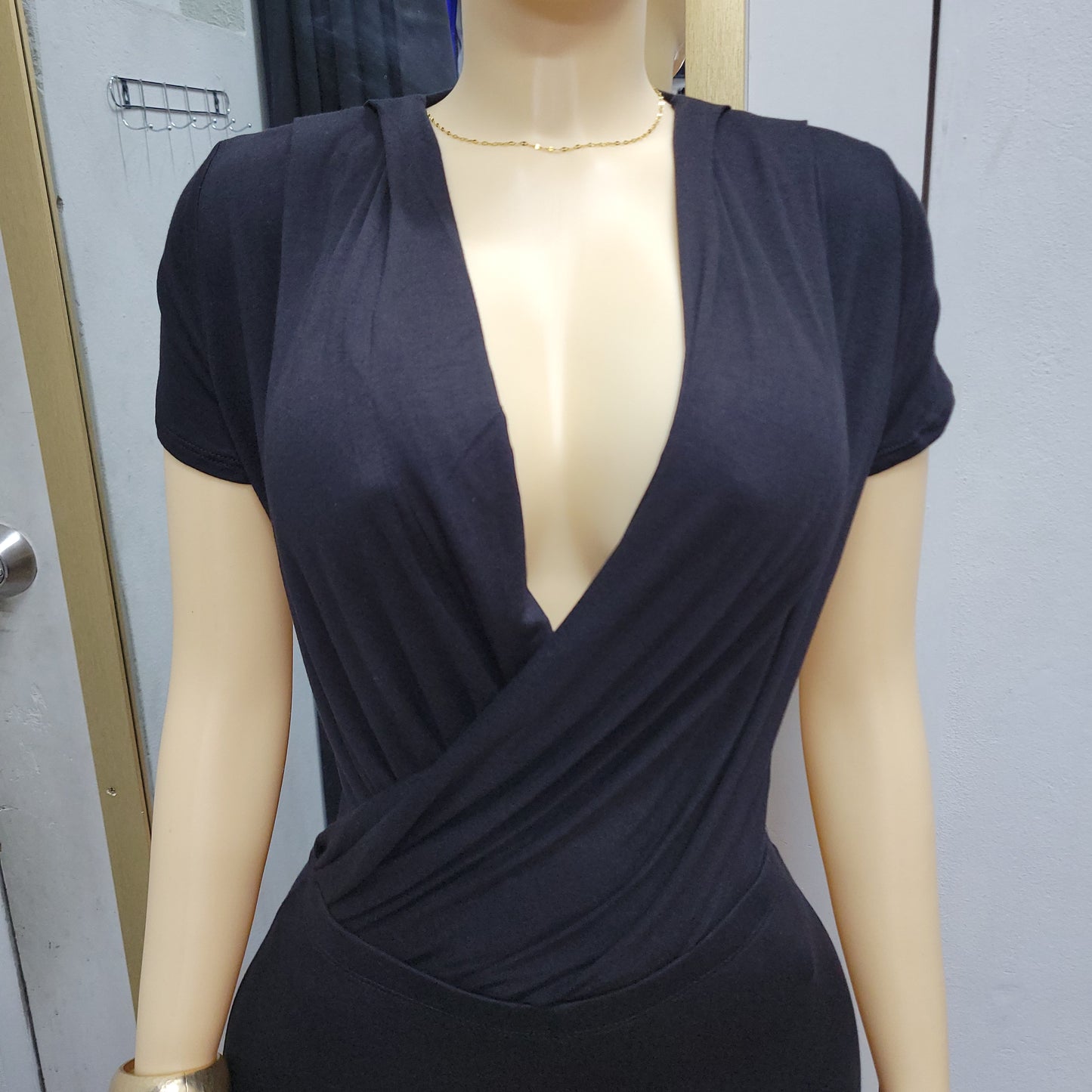 Draped Detail Capri Set