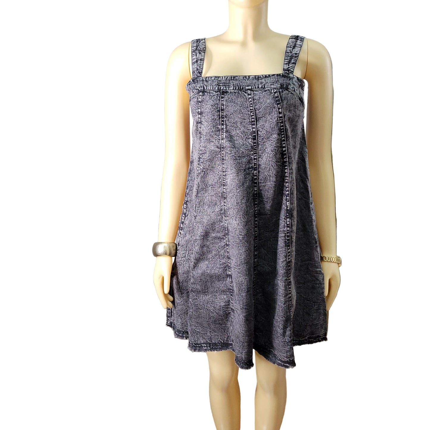 Denim Washed Mini Dress