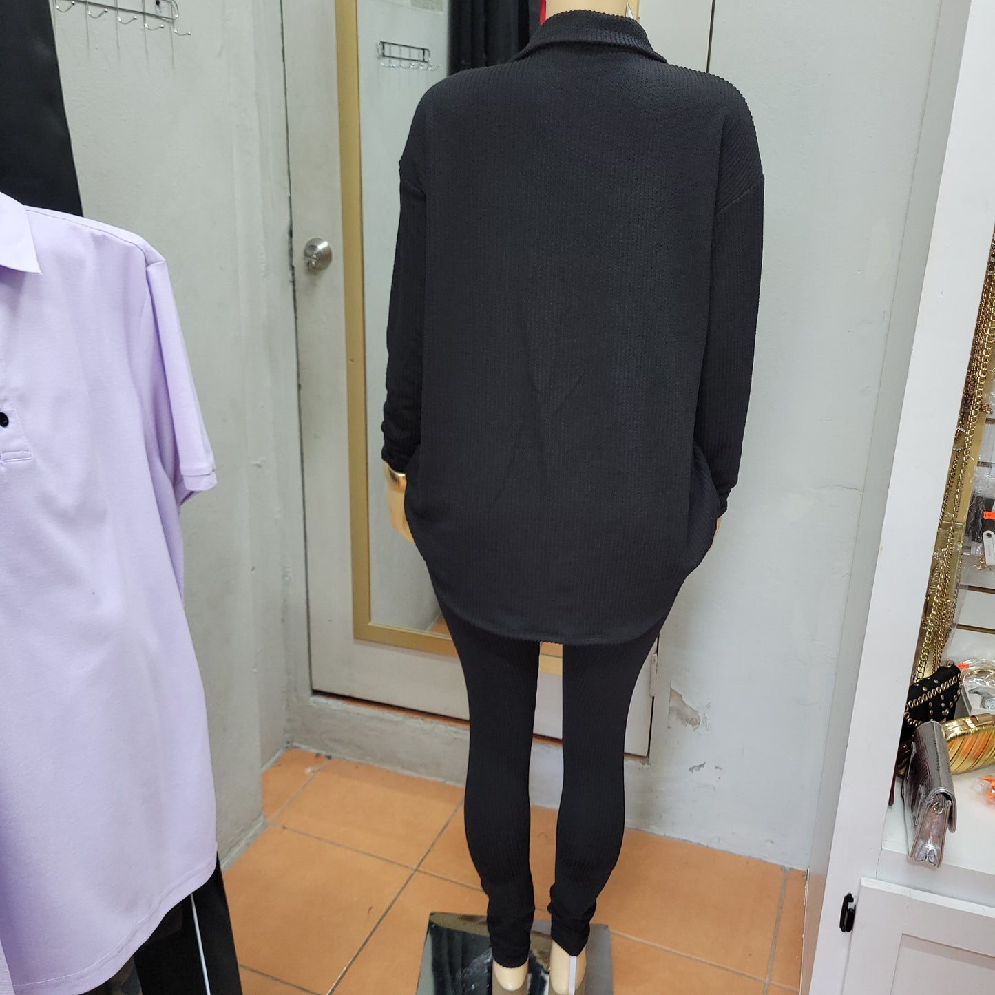 Kim Ridded Leggings Set