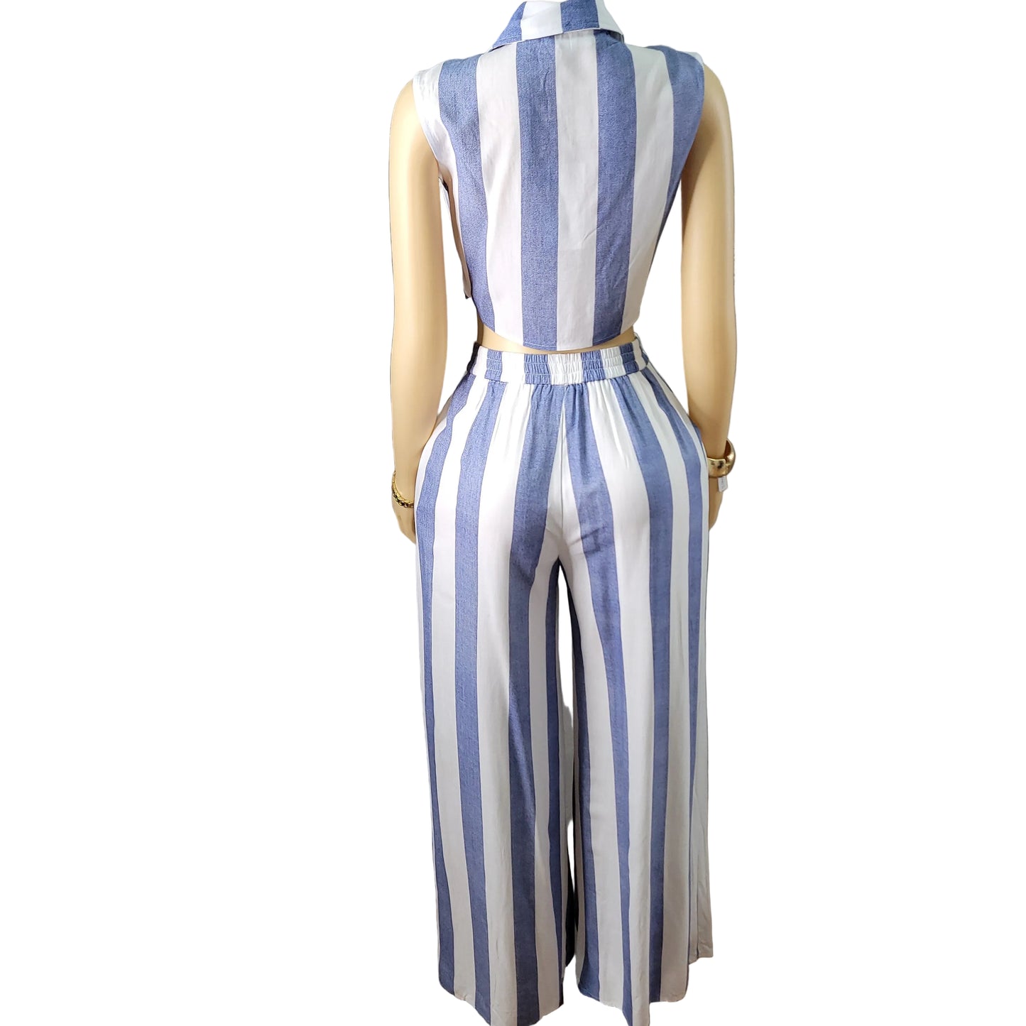 Milan Striped Pants Set