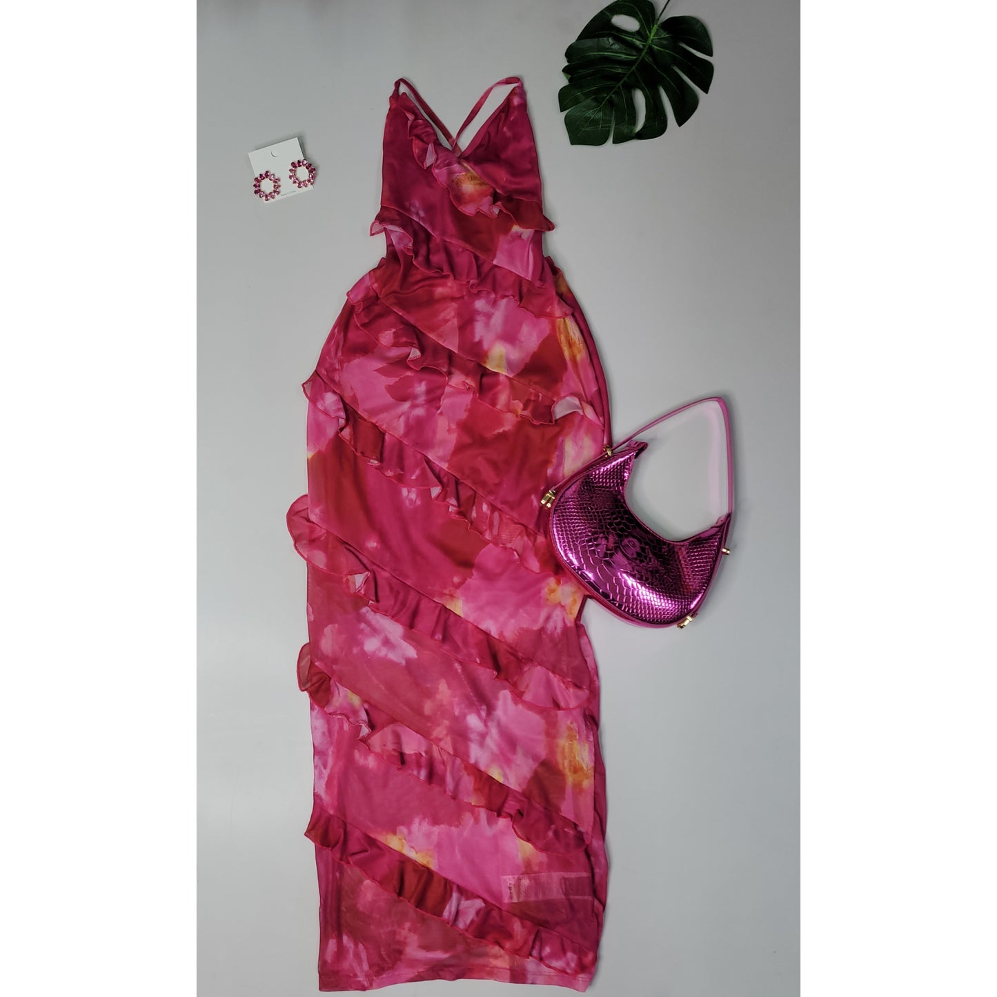 Ruffle Me Up Asymmetric Dress
