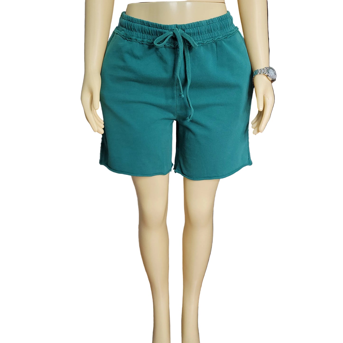High Rise Raw Edge Boyshorts