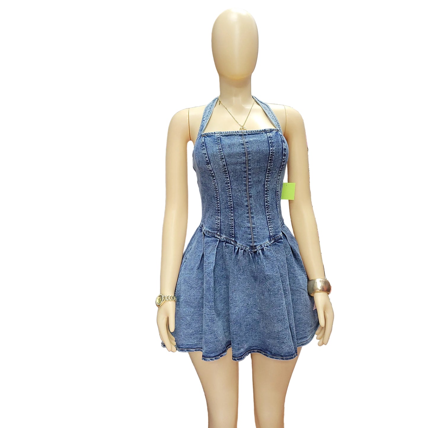 My Little Corset Denim Dress