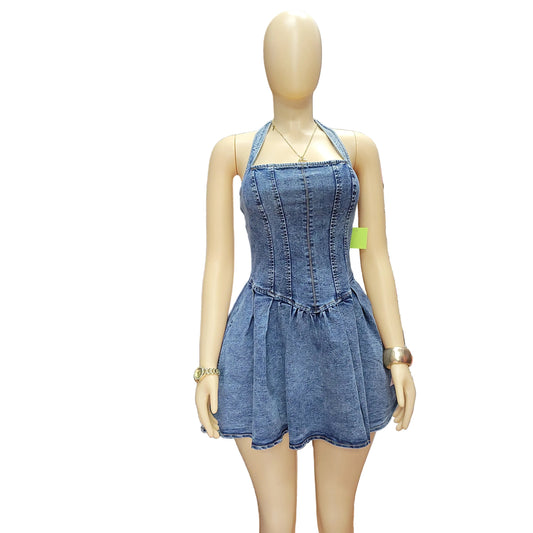 My Little Corset Denim Dress