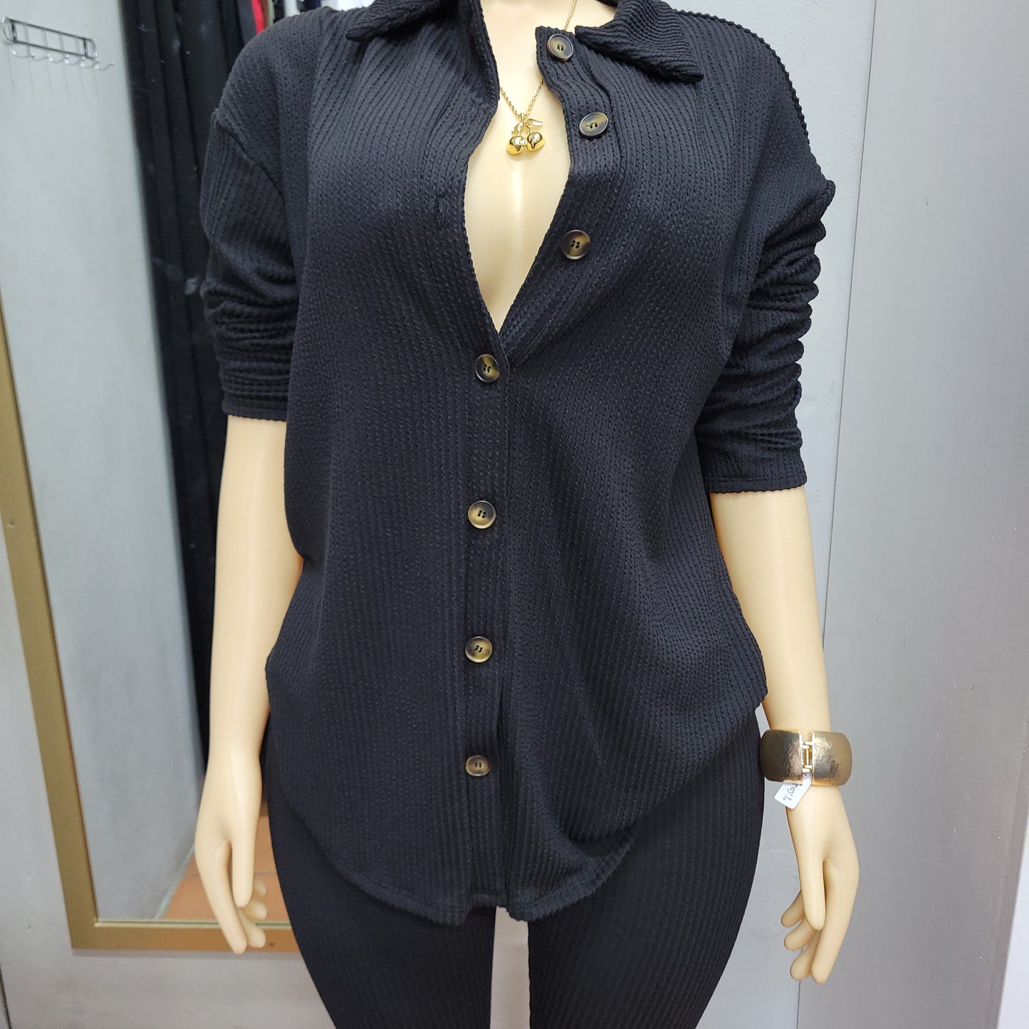 Kim Ridded Leggings Set